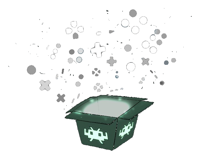 RetroArch gift box illustration