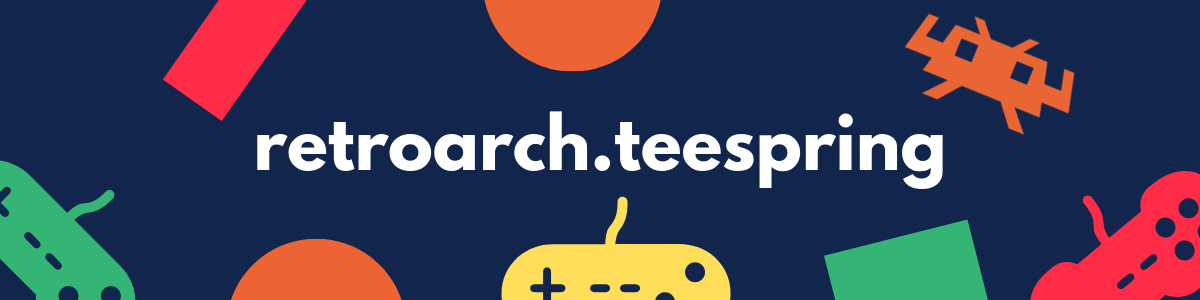 RetroArch Teespring banner